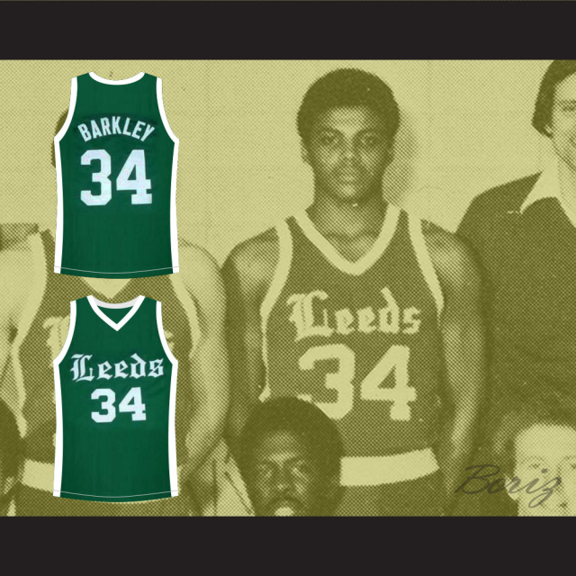 Men's Basketball Jersey #34 Charles Barkley Stitched High School