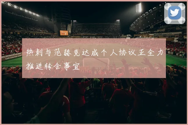 热刺与范赫克达成个人协议正全力推进转会事宜